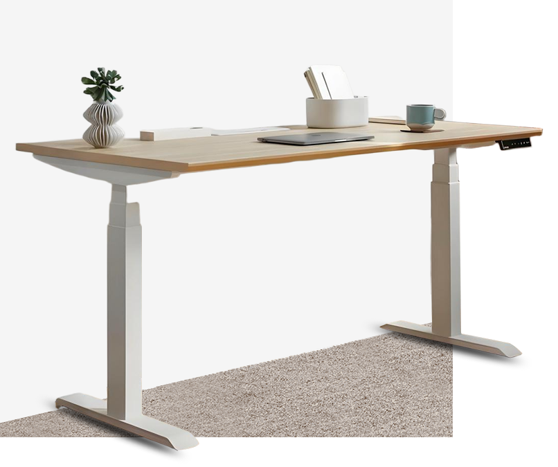 Two-leg electric lift table